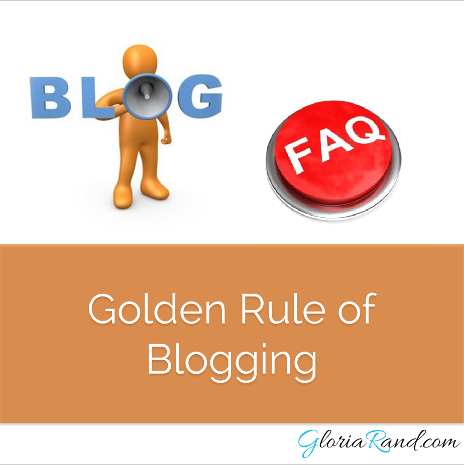golden rule of blogging 